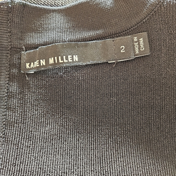 Karen Millen Bandage Bodycon Zebra Print Sleeveless Mini Dress Black Grey Size S - Picture 13 of 16